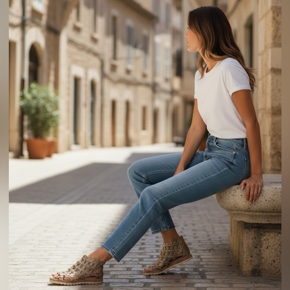 PIKOLINOS Shoes - Pikolinos Women's Metallic Sandals